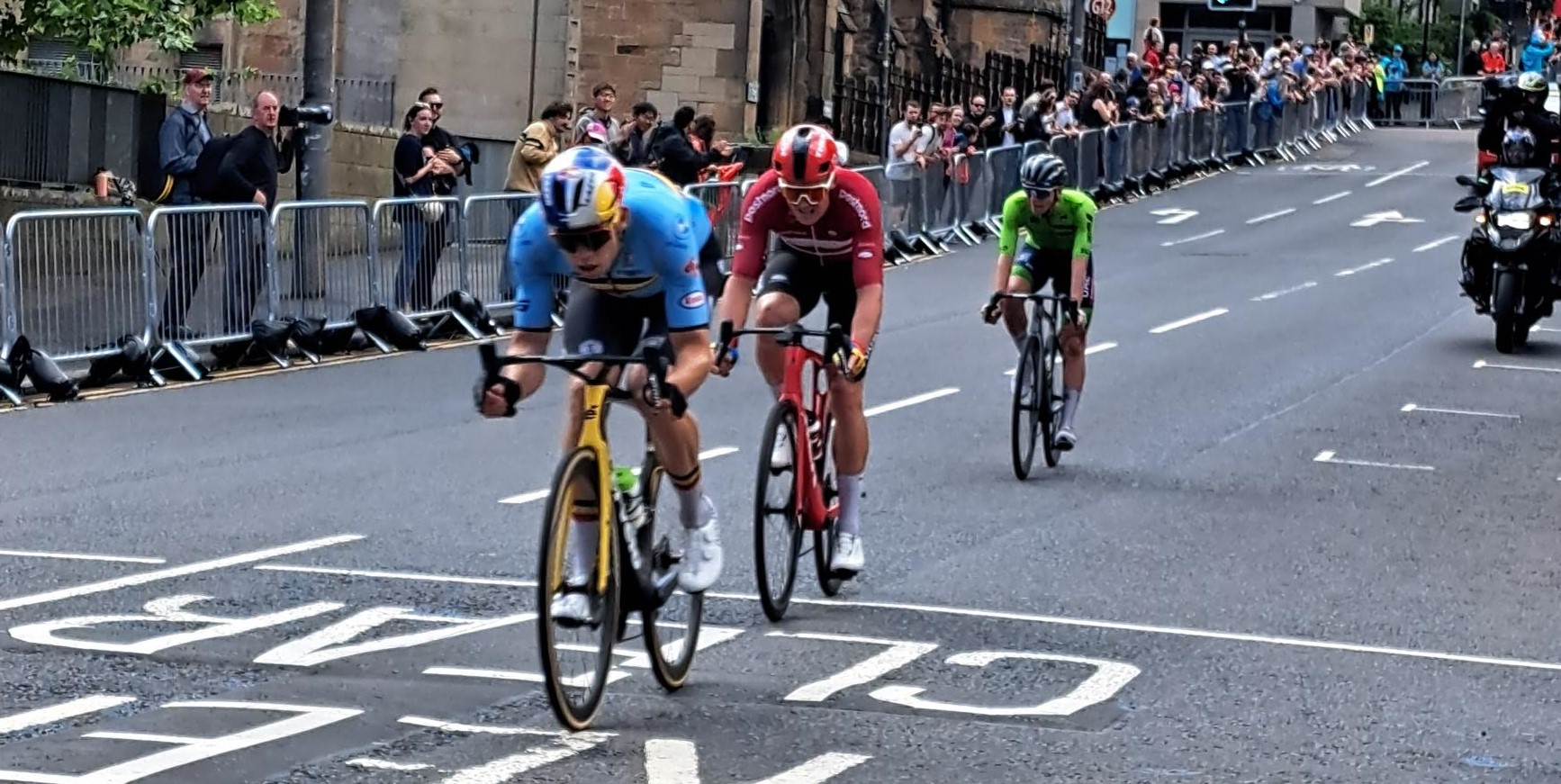Glasgow UCI world cycling champs road race tour